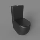 outdoor wall mounted toilet bowl metropol tornado flush black matt cn4001tmb