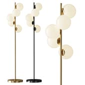 Staggered Glass Floor Lamp NineLighting