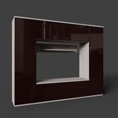 rimini living room set with brown facade with tv space (1), 179.4 cm