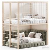 Children Two Level Style Bed N1