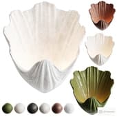 Scallop Shell Wall Light by Porta Romana