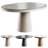 skdesign sliding dining table lagen raund