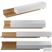 Kayla Rectangle Wood TV Stand