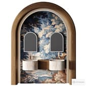 Bathroom furniture with washbasin Nard P02