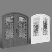 double-arched doors