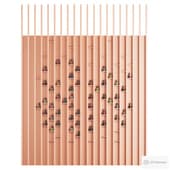 a stand with nail polishes