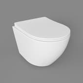 hanging toilet bowl uno rimless cn11001