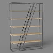 loft dock style shelving