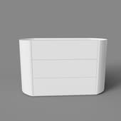 lagom chest of drawers 3 drawers 120 cm wide