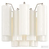 Wall lamp Talbot with white glass