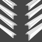 set of corner decorative moldings
