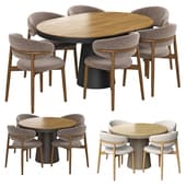 lagen table and ferrara chair