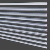 set of decorative wall moldings 1-9, 205
