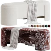 Banquette Taks boucle cappuccino