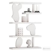 shelving (modern art hire gallery) by laura fulmin