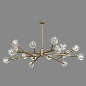 boule de cristal chandelier 1