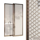 Interior partitions with a pattern