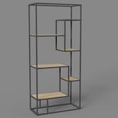 hughes loft-style shelving