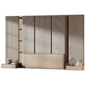 the headboard of the bed 017