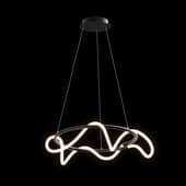led pendant light ring with flexible neon