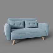 charm sofa bed, blue