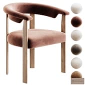 Baxter Afra Upholstered Chair