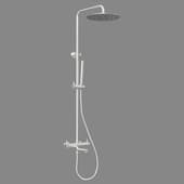 shower stand allen brau priority 5 31a10-bn nickel brush
