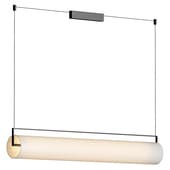 Edge Cylindrical Shape Linear Pendant Light