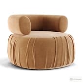 Martinique Velvet Swivel Chair