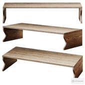 Wood Bench Rustic Look
