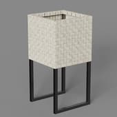 planter portofino cube on legs1