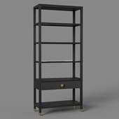 elsa dreams shelving with glass shelves and a loft drawer-concept 3