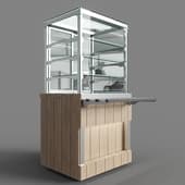 neutral showcase with distribution doors (3 shelves) rc20 an capital