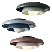  Lucia Living Neso Metal Saucer Flush Mount 