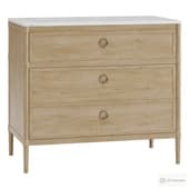 Francois Marble Closed Nightstand