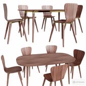 table and сhair edelweiss