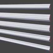 set of decorative wall moldings 200-204