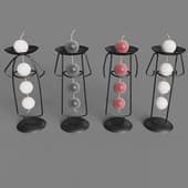 candlesticks men from pikartlights&pysanka