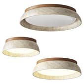 Docos Piedra Travertine Ceiling Light