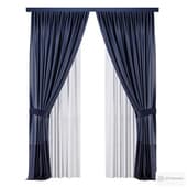 Satin curtains