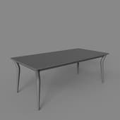 dining table 200x100 lotus - carbon matte
