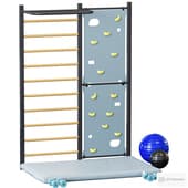 swedish wall with rock-s climbing wall black