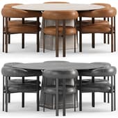 Chair Greta and RADO KERAMIK ROUND Cattelan Italia