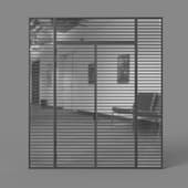 swing aluminum partition minoli 12