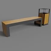 bench line and urn aesthete