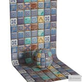 texture of morocco tiles
