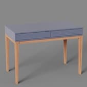 orel table, the color of the night sky + the lincoln walnut