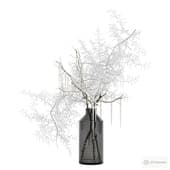 new year's bouquet with branches in a bottle.
