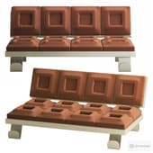 gugliermetto experience cioccosofà bench