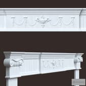 wall moldings (capitals, arch)
